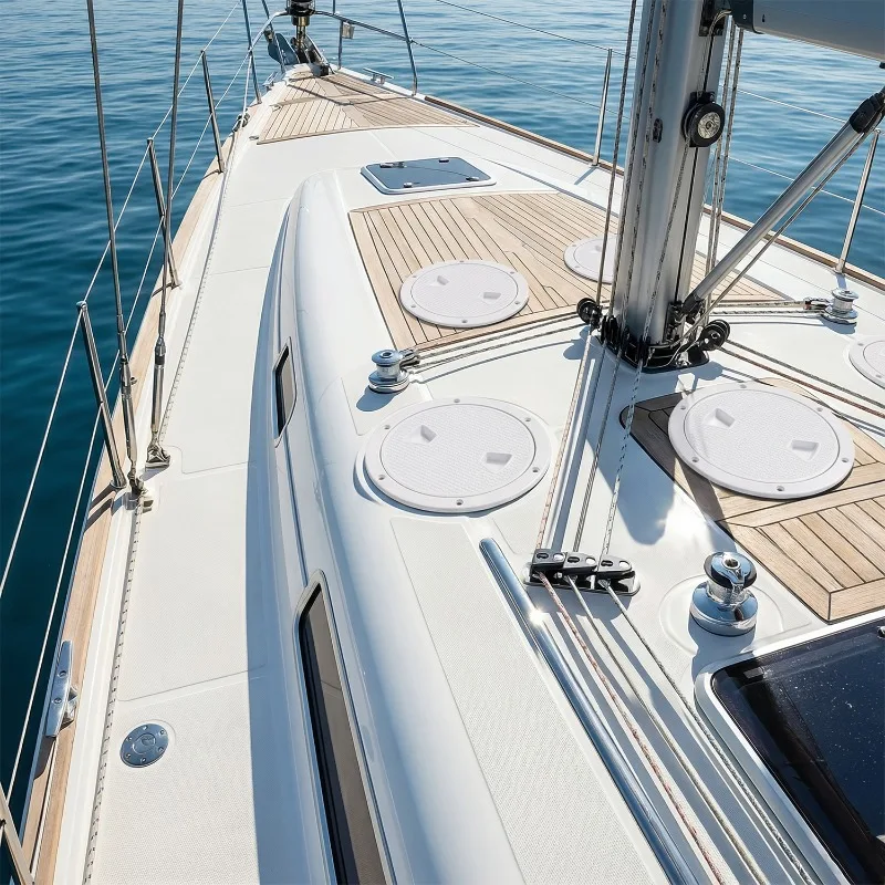 1PC Boat Hatch 4“ 6” Inch ABS Round Non-Slip Inspection Hatch with Detachable Cover for Marine Boat Yacht Boat Accessories - view 6
