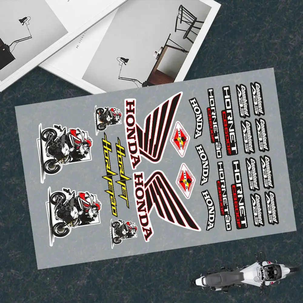

Наклейки Honda-Hornet, наклейки для мотоциклов, наклейки на кузов автомобиля, бампер, окна, мотоцикл, ноутбук, стены, виниловые наклейки, аксессуары для тюнинга автомобилей