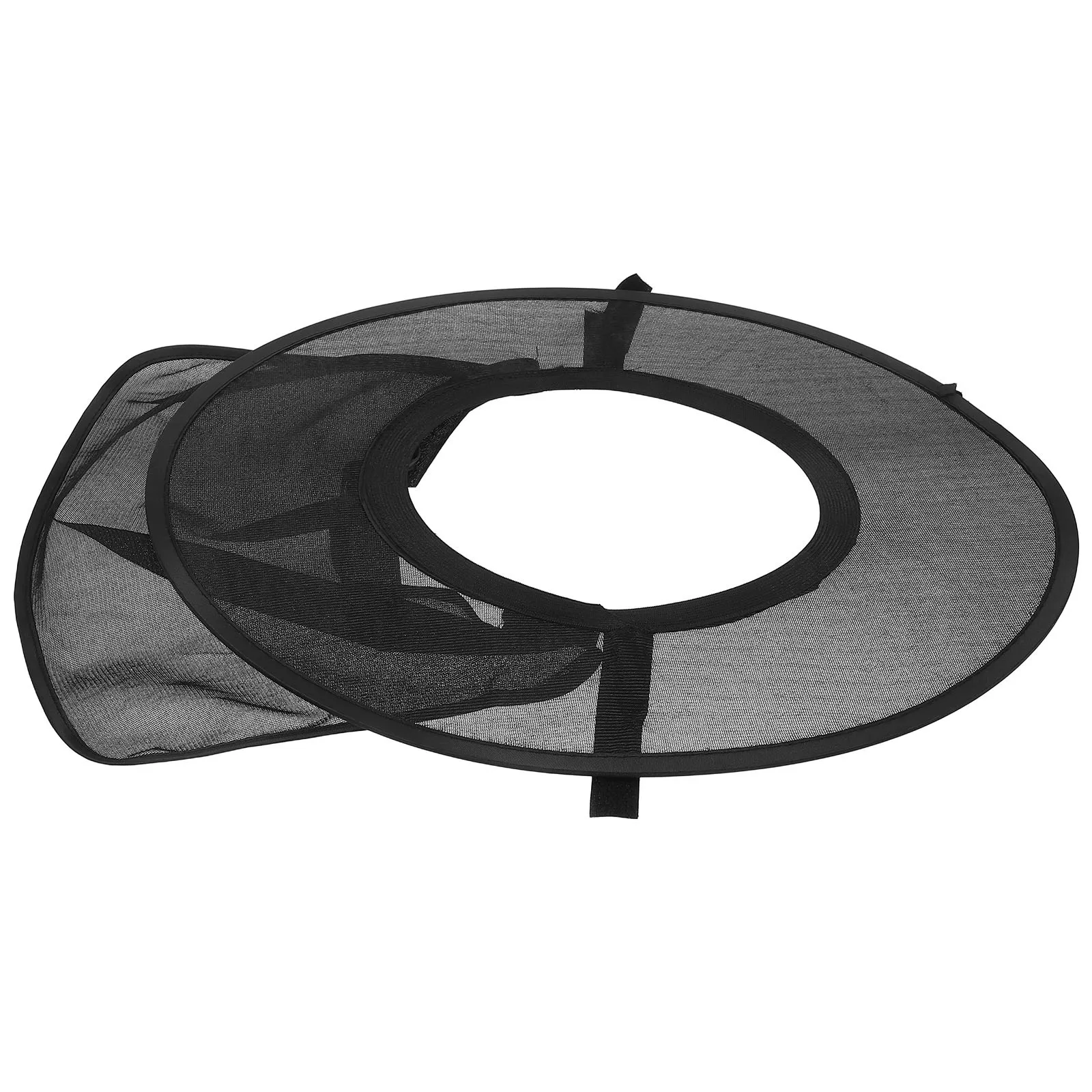 

Neon Orange Construction Sun Hat Full Brim Breathable Mesh Hard Hat Sunshade Reflective Edging High Visibility Outdoor