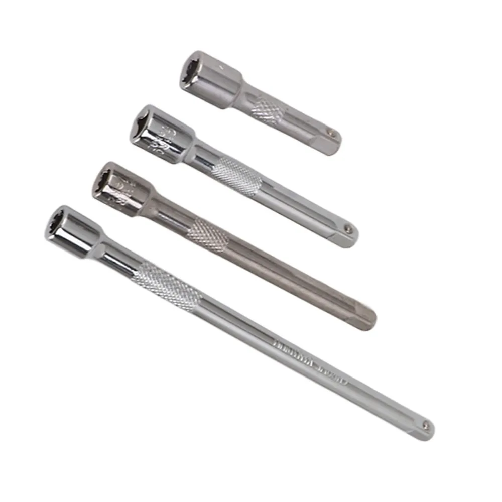 8pcs 50mm 75mm 100mm 150mm Extension Bar Set 1/4 Inch Drive Durable Drive Impact Extension Bar Ratchet Extension Set