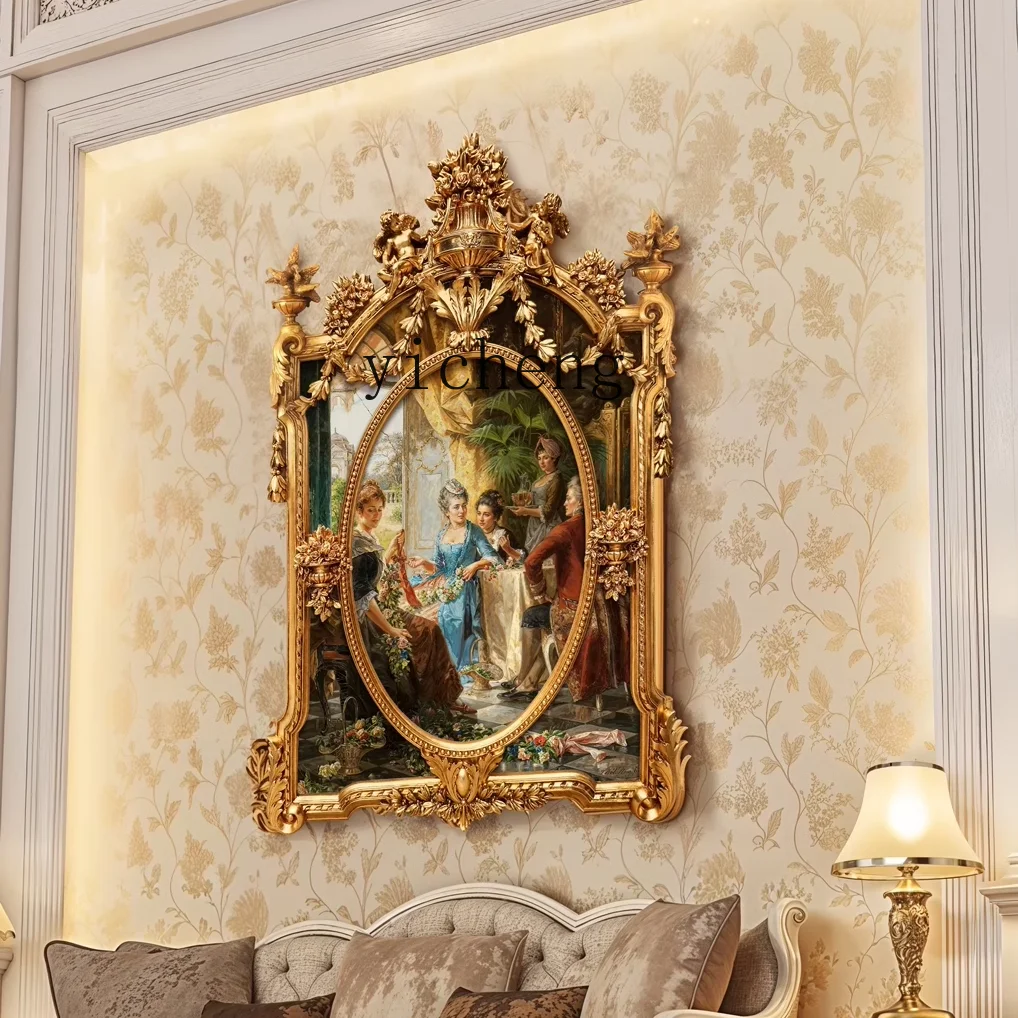 TWR Classical Figures Court Corridor Hanging Mural Decorative Painting Handmade Three-dimensional Art Oil Painting