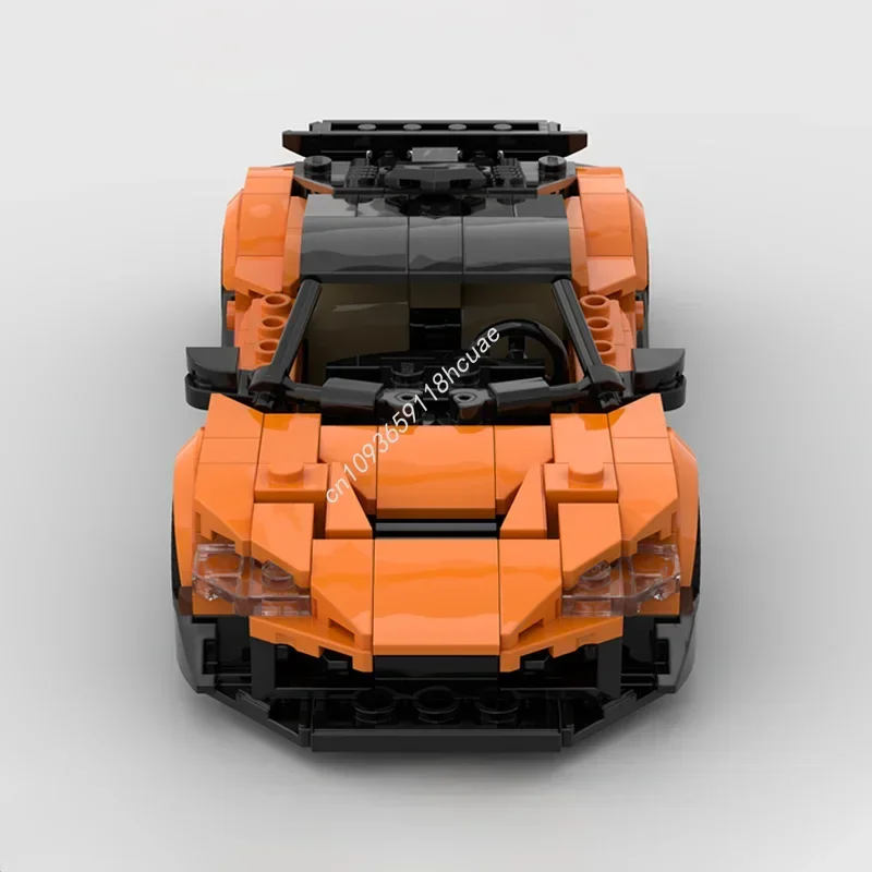 

382 шт. McLarened W1 модель суперкара динамический спойлер городской гонщик образовательная модель Moc строительные блоки игрушки на день рождения DIY подарок