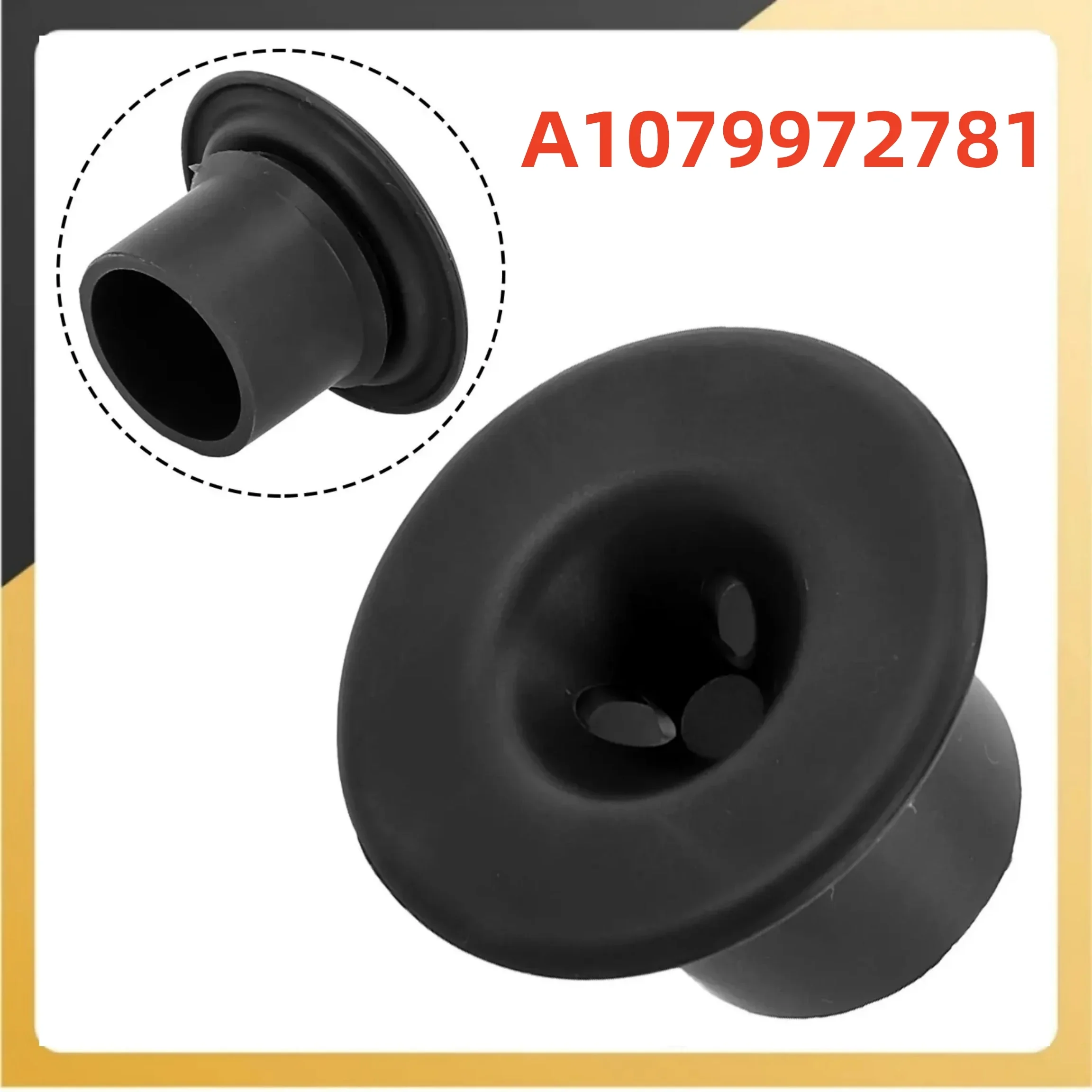 For Mercedes For Benz W126 R107 W116 W123 W124 W140 1x Rubber Grommet A1079972781 Replace Black Car Accessories