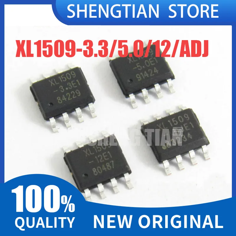 10PCS/Lot XL1509-5.0E1 XL1509-5.0 SOP8 XL1509-ADJE1 XL1509-ADJ XL1509-3.3E1 XL1509-12E1 SOP-8 XL1509 Voltage Stabilizing IC Chip