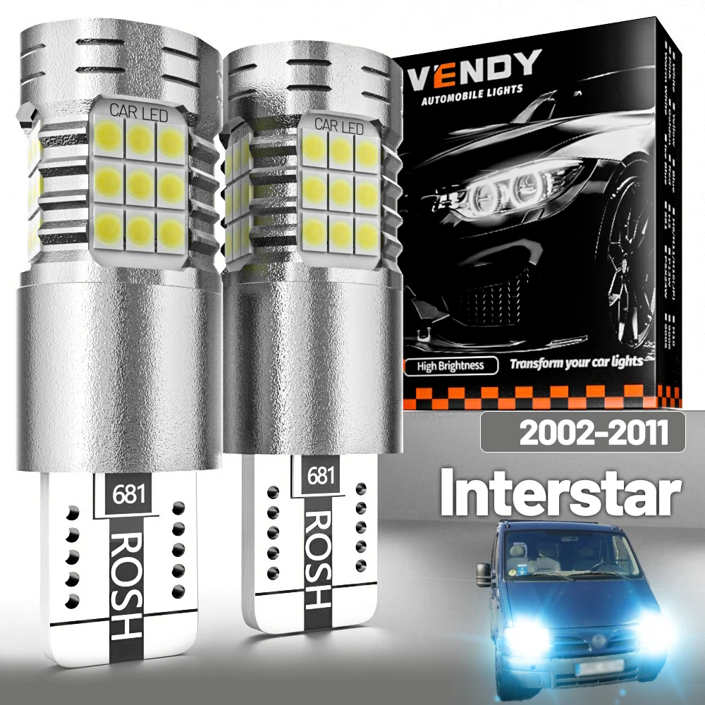 2pcs LED Parking Light For Nissan Interstar 2002-2011 Clearance Lamp 2003 2004 2005 2006 2007 2008 2009 2010 Canbus Accessories