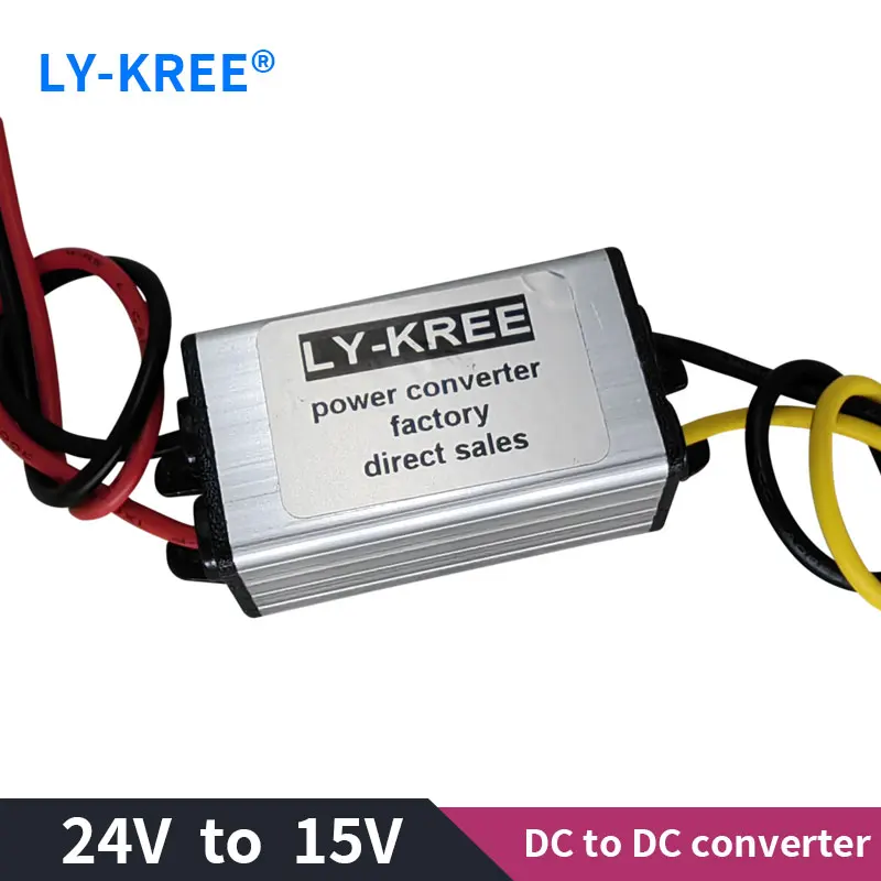 18-40V to 15V Converter Step-down Module The Power Adapter Buck Converter  Car Depressurization 24V to 15V 1A 2A 3A