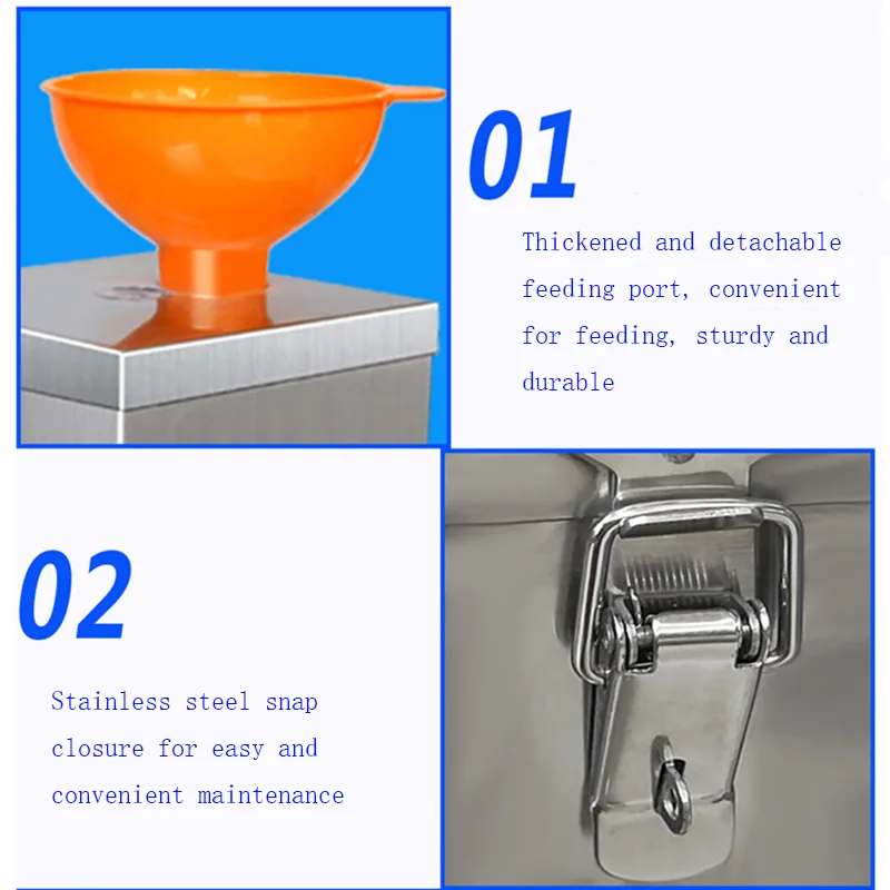 110V/220V Electric Garlic Peeling Machine Commercial Stainless Steel Fast and Effortless Peeling Machine Food Processing Machine