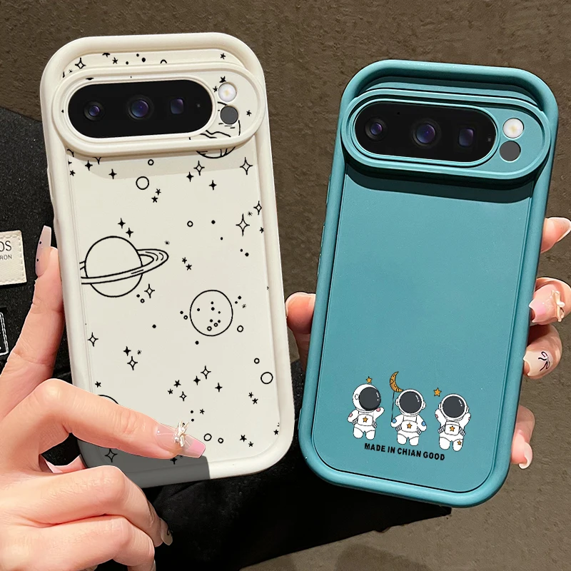 Cartoon Pattern Case For Google Pixel 8A 8 Pro 9 Pro XL Shockproof Soft TPU Silicone Phone Protector Cover For Pixel 9 8 Pro