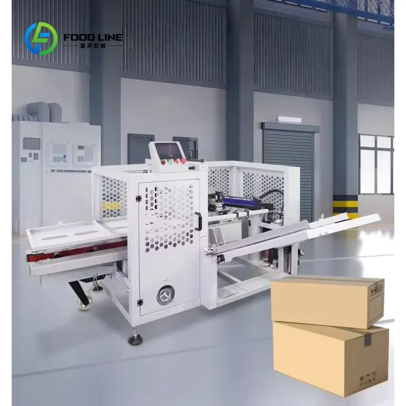 Customized Vertical Case Carton Opener Erector Machine for Beverage Cans & Food Packaging Automatic Case Erecting