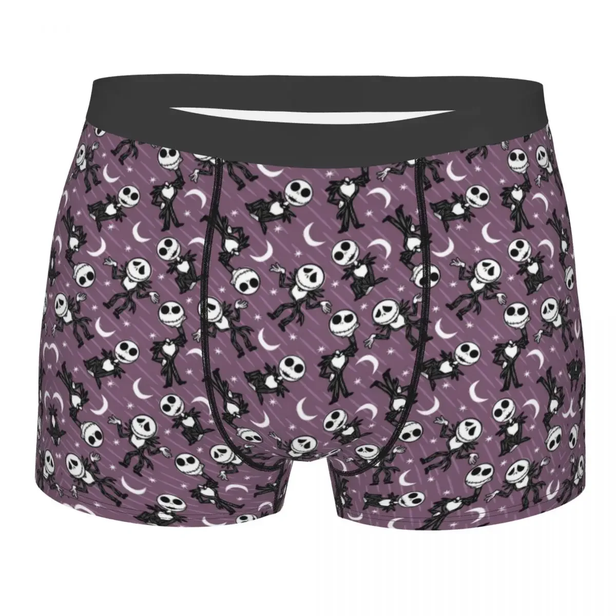 Custom Boxers Shorts Mens Halloween Movie Jack Skullington Briefs Underwear Novelty Underpants