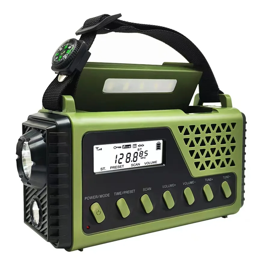 Emergency radio – 3W torch and 2.5W reading lamp