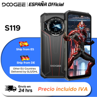 DOOGEE S119 Rugged Smartphone 6.72 FHD + IPS Screen 8GB RAM 512GB ROM 100MP AI Main Camera 10200mAh Battery 33W Android 14 NFC