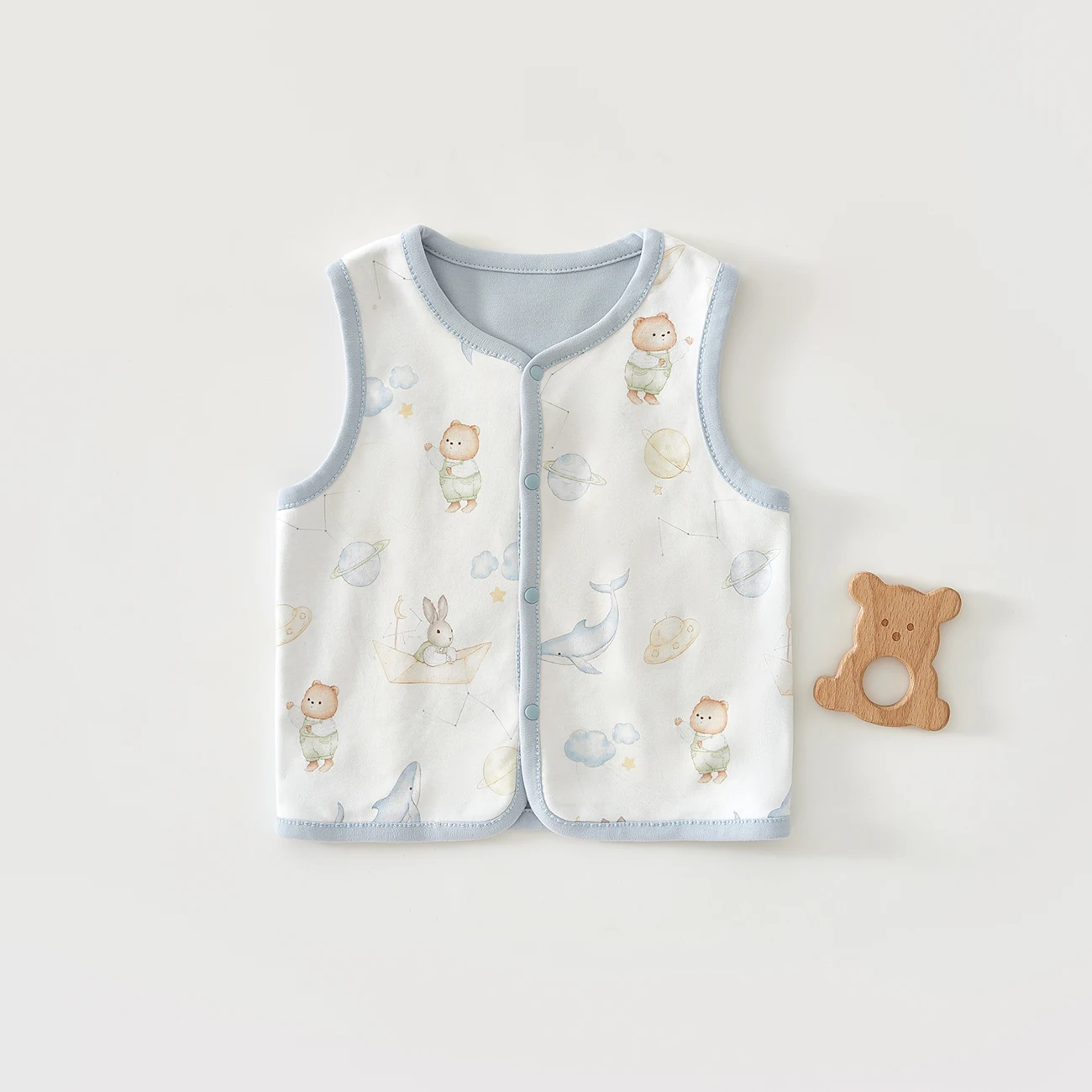 

Baby Vest for Spring and Autumn, Newborn Toddler Sleeveless Jacket, Unisex Baby Autumn and Winter Pure Cotton Vest, Children's Small Vest