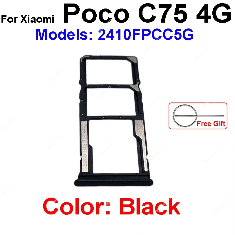 سيم بطاقة صينية المقبس حامل ل Xiaomi Poco C71 C75 C85 4G سيم قارئ فتحة للبطاقات SIM بطاقة موصل محول الكابلات المرنة #5