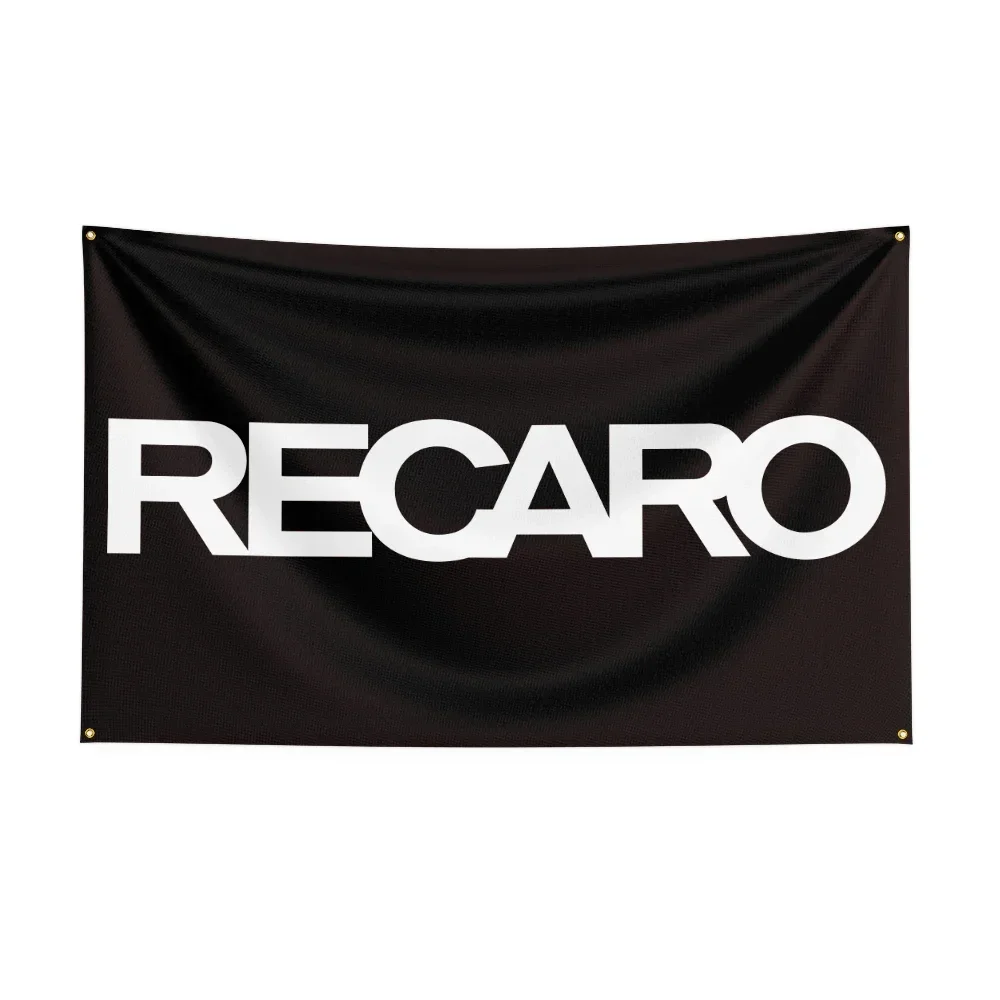 3X5 FT Recaro Flag Polyester Printed Auto Parts  Banner For Decor