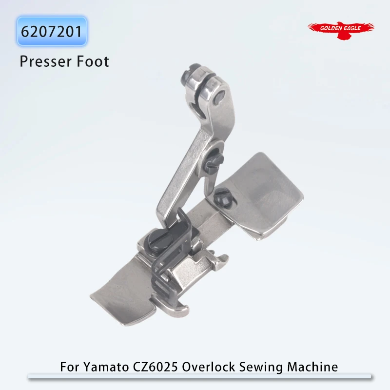 2.4x6mm Gauge Set Fit Yamato CZ6025 Overlock Sewing Machine Parts Needle Plate 6208002 Presser Foot 6207021 Needle Clamp 6209100