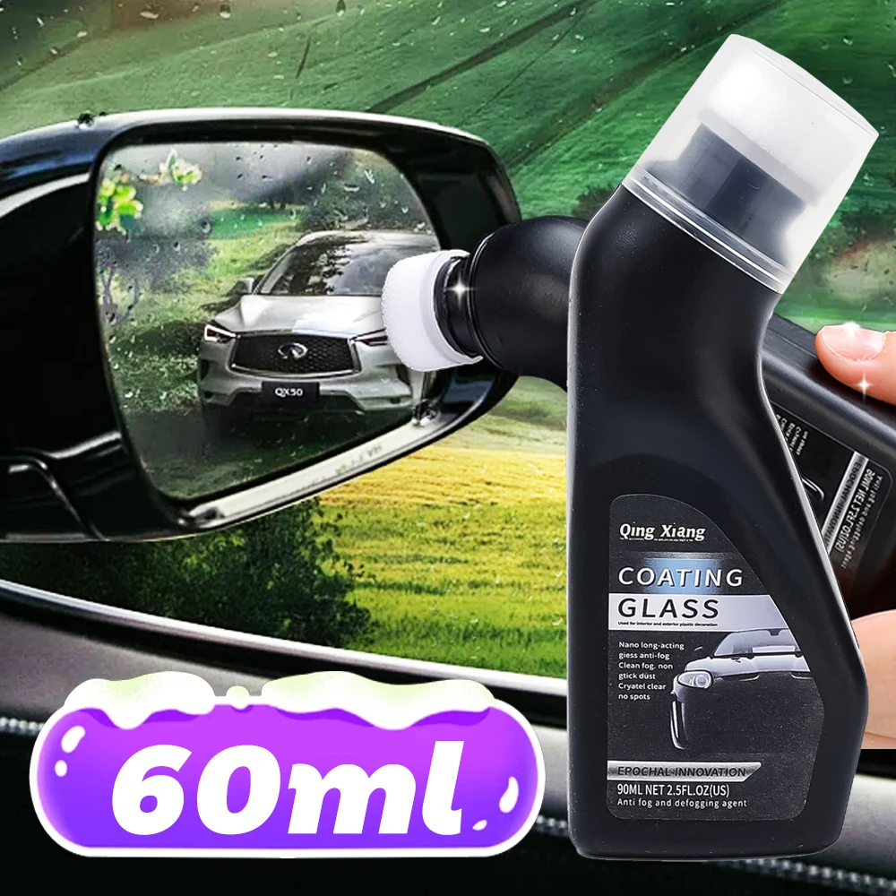 

Car Glass Anti Fog Coating Agent Windshield Rearview Mirror Motorcycle Helmet Lens Anti Fog Sponge Wipe Glass Coating Defogger