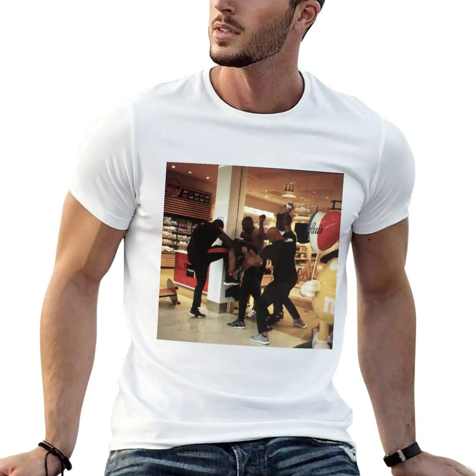 Camiseta Brawl Orly, camisetas de algodón para hombre, camiseta 100% para hombre, camiseta de algodón negra de verano, camiseta lisa para hombre, paquete de camisetas