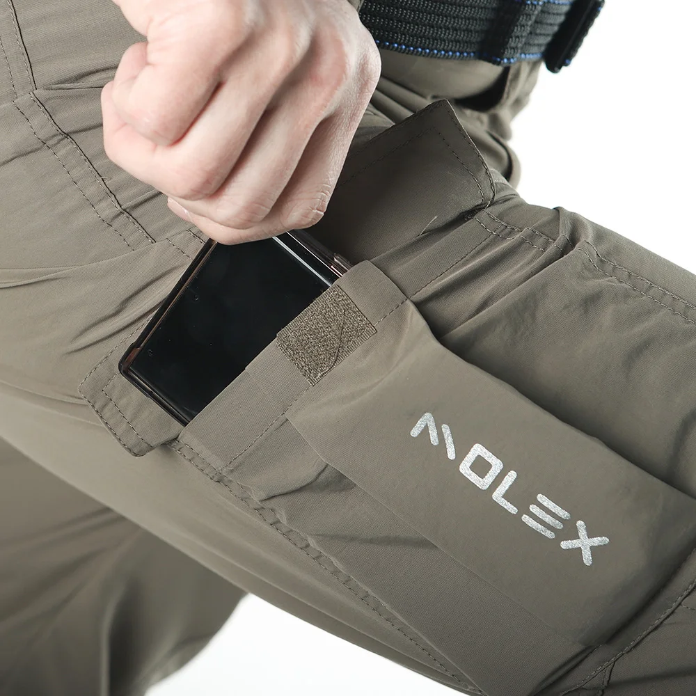 Pantalon de travail cargo technique pour homme Molex Summer, pantalon de randonnée, pantalon d'extér