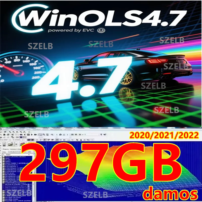 

Winols 4.7 +297GB Damos Files 2022 2021 2020 ECM TITANIUM 26100 ECU Programming Tool Software+ + Immo Service Tool V1.2