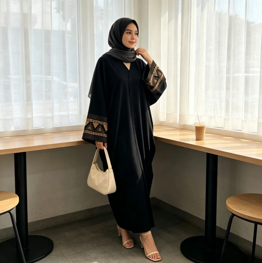 Abaya Dress Women Embroidery Cardigan Eid Muslim Long Dresses Kaftan Ramadan Morocco Dubai Vestidos Jalabiya Long Robe Abayas
