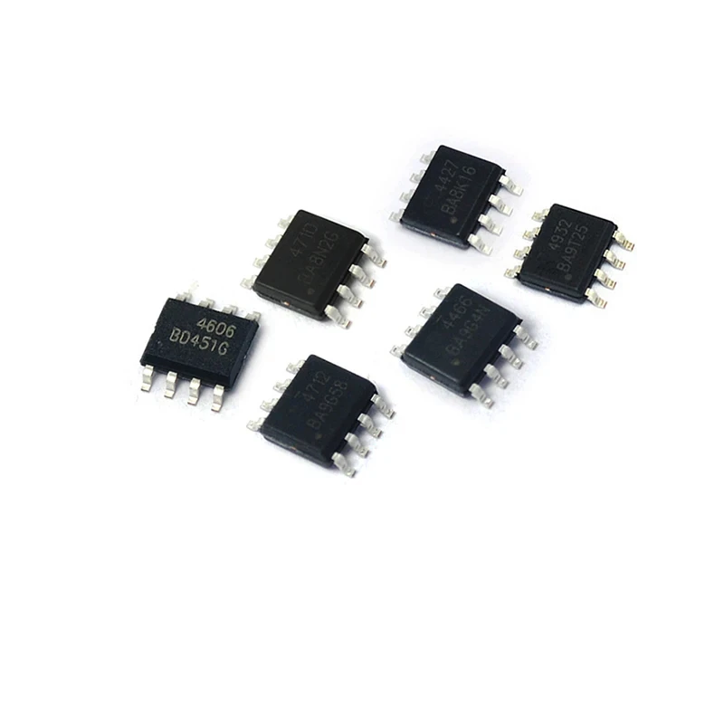 10PCS AO4466 AO4932 AO4606 AO4712  SOP8 SMD N+Pchannel High Voltage MOSFET Chip Mos Field Effect Transistor Switch