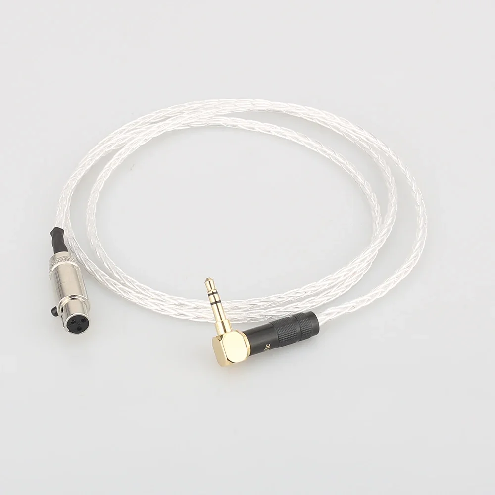 Audiocrast 8 núcleos 7N OCC plateado/cobre plata auricular Cable mejorado para auriculares K240 K242 K271 K272 K702 Q701