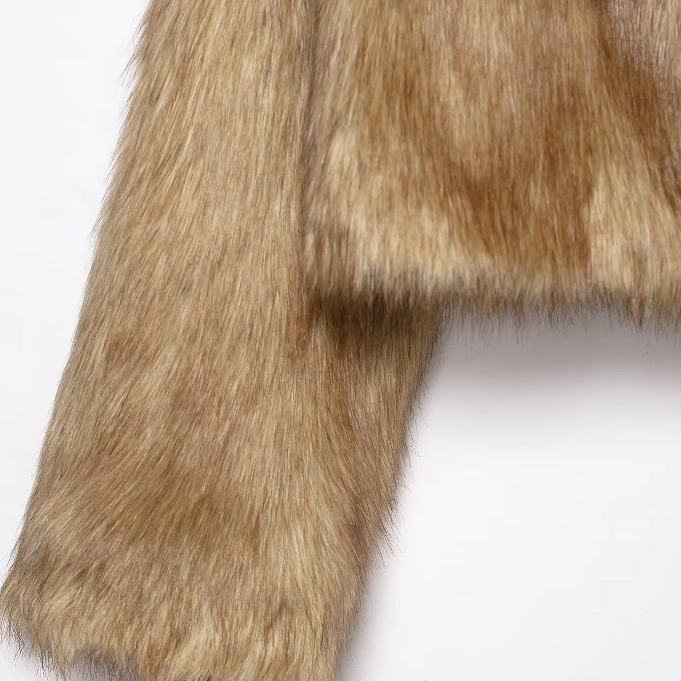 Faionable ort Artificial Fur Effect Outerwear JNLEAOG Women's Autumn New Sle Loose Fit Polyester Long Sve Coat