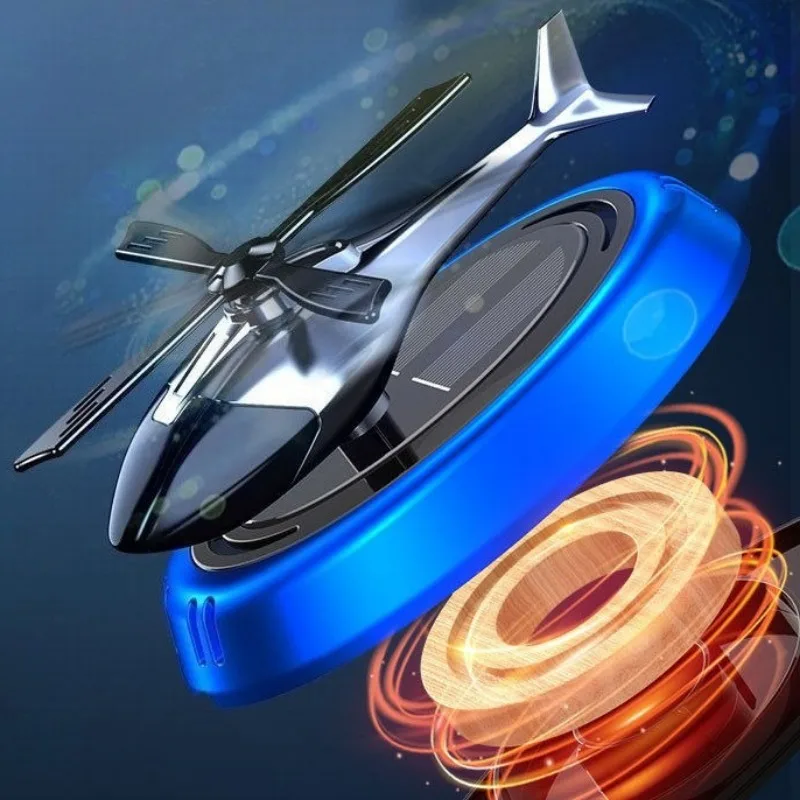 Solar Energy Car Aromatherapy Helicopter Infinite Rotating Roller Spinning Top Tip Fidget Gyro Stress Relief Toy Anti Anxiety