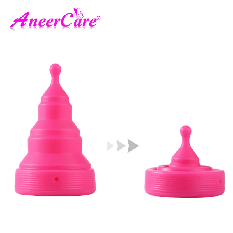 Foldable Menstrual Cup Reusable Menstrual Supplies Women\'s Health Care Saving Environmental Protection 4 Colors Menstrual Cups.