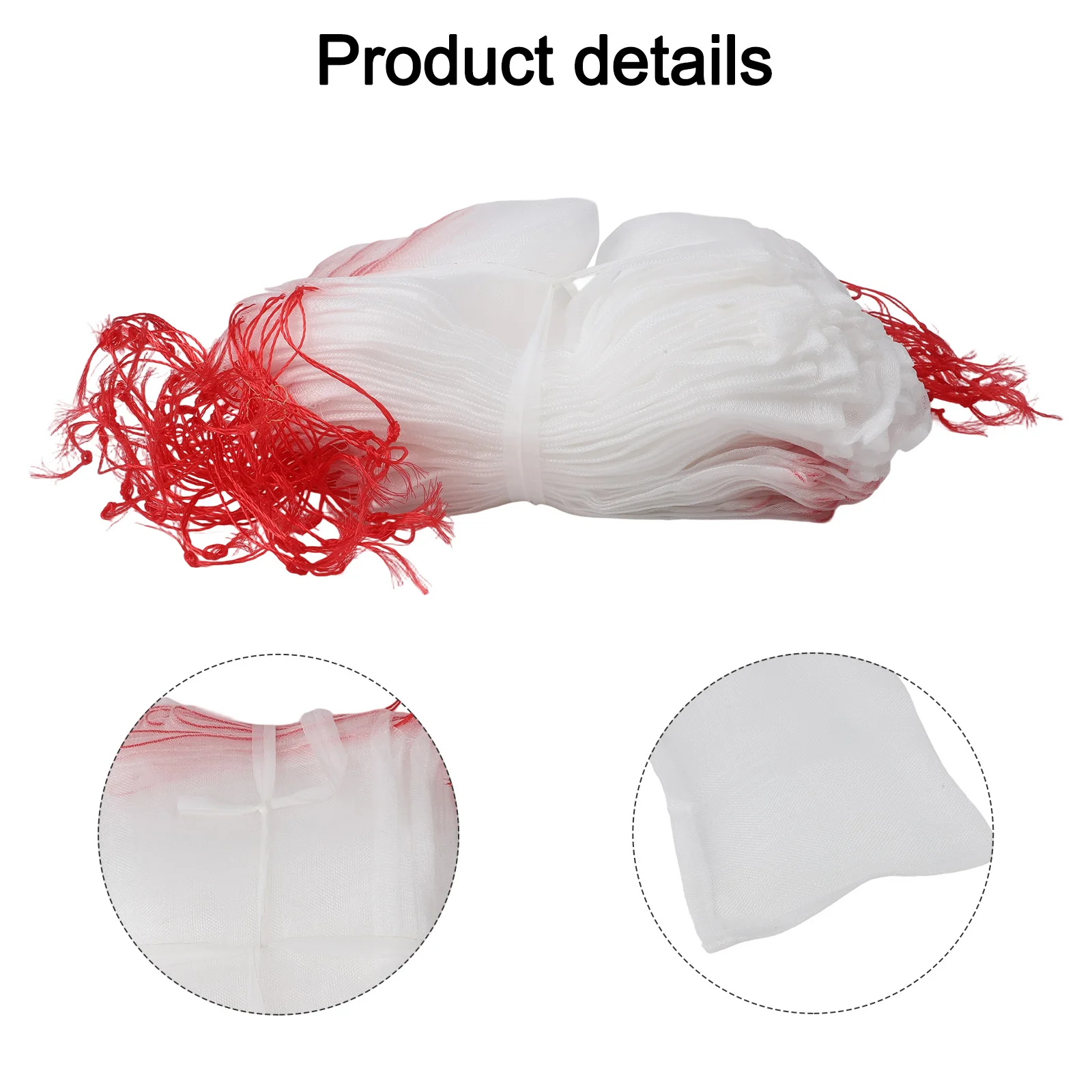 Fruit Harvesting Garden Bag For Fruits Fruit Netting Bags 15*25cm 100 Pieces Pack 15x25cm Size Breathable Mesh Design