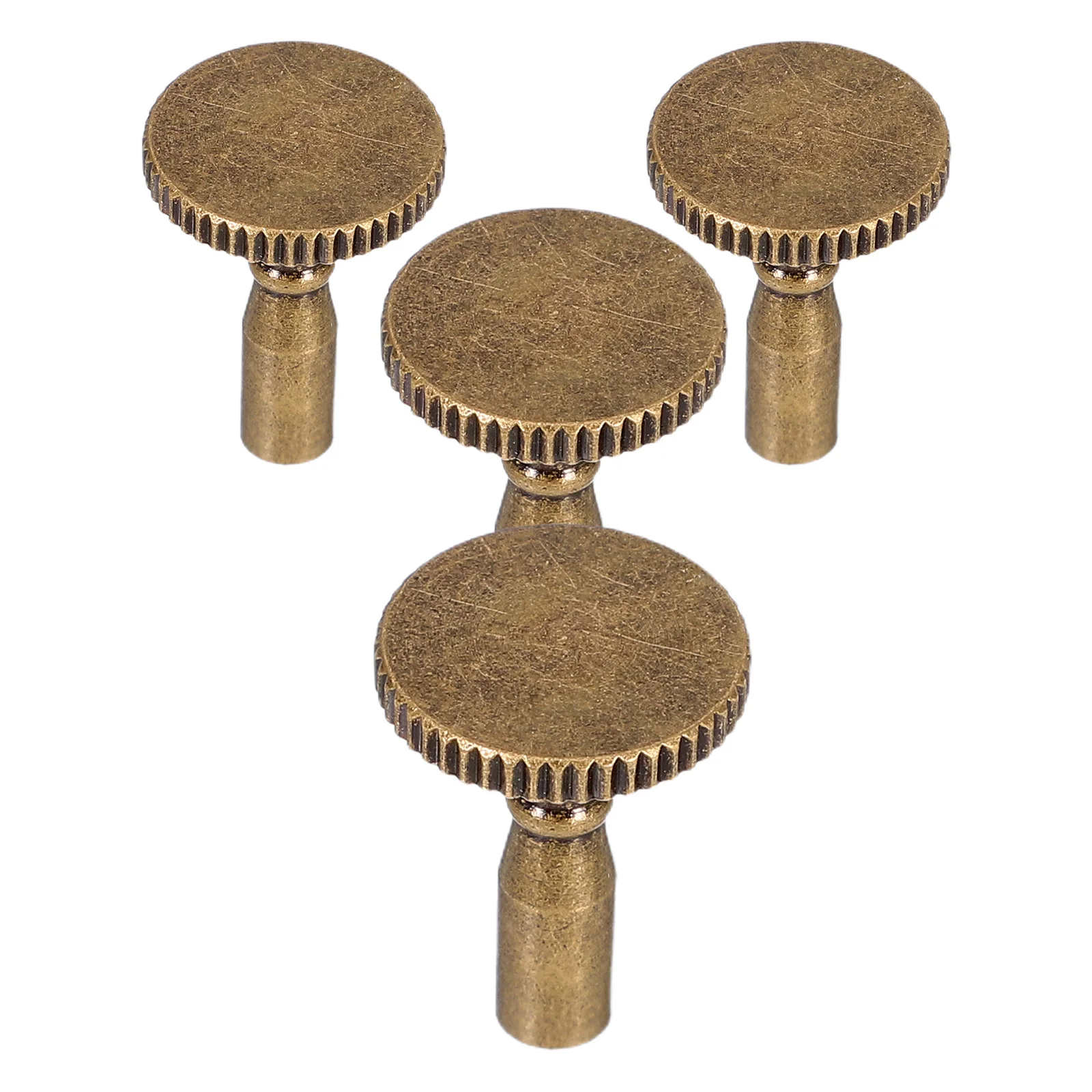 

4Pcs Lamp Socket Knobs Metal Chrome Lamp Switch Turn Knob Replacement for Chandeliers Wall Table Lamps Durable