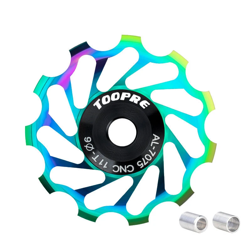 TOOPRE 11T MTB Rear Derailleur Jockey Wheel Ceramic Bearing Pulley Road Bike Jockey Rear Derailleur Repair Kit for Shimano Sram