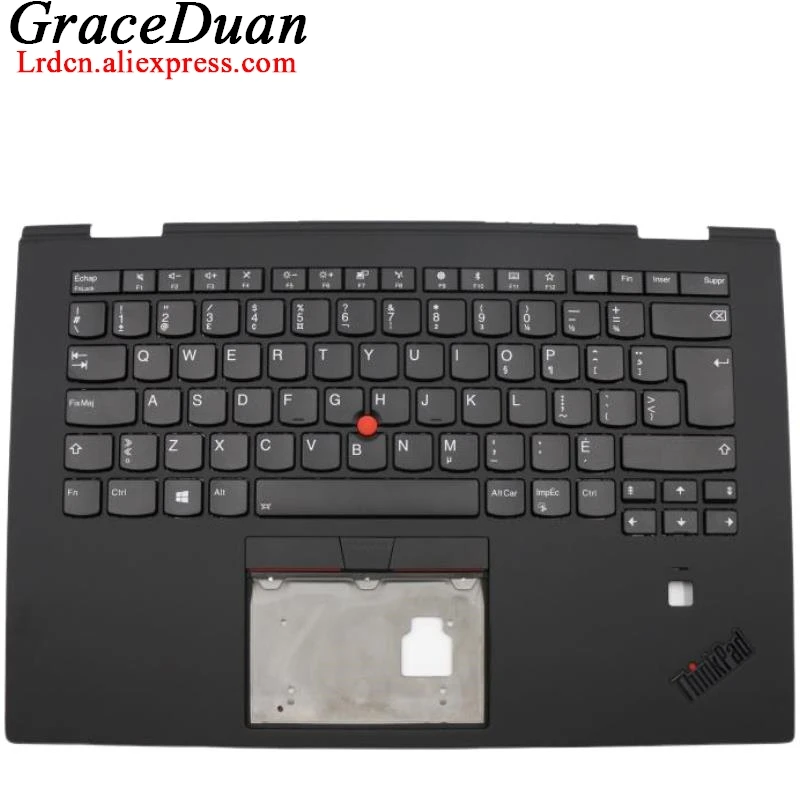 

CFR Canadian French Black Keyboard Upper Case Palmrest Shell Cover For Lenovo Thinkpad X1 Yoga 3rd Gen 3 G3 01LX780 01LX860 01LX