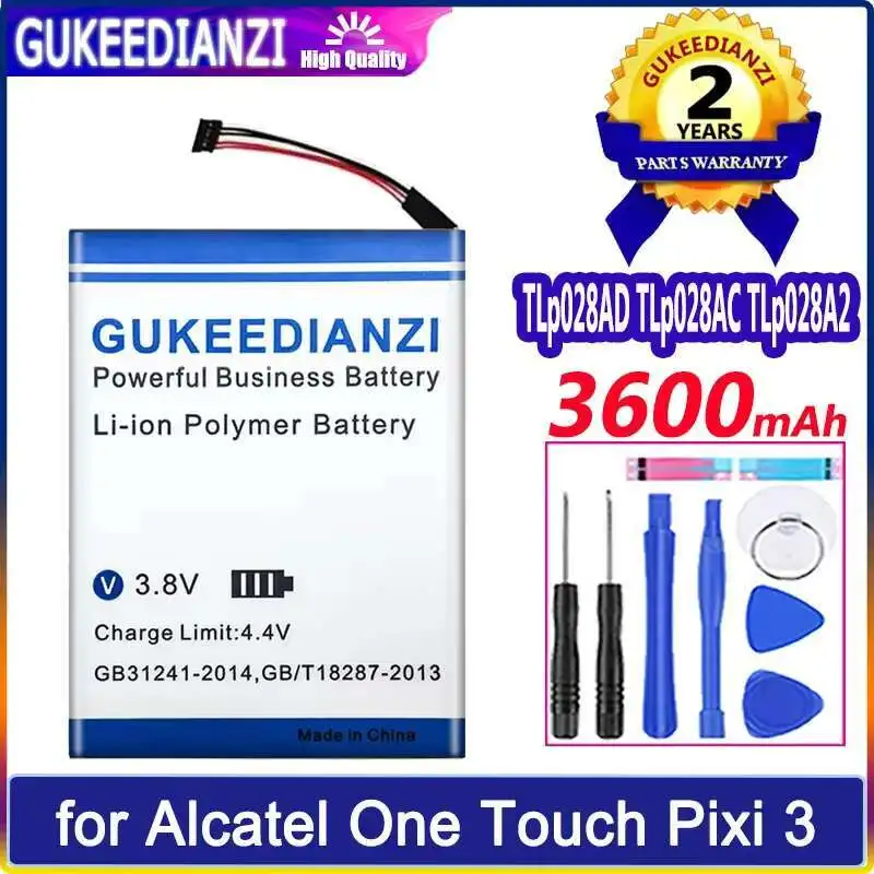 

Tablet Battery Tlp028ad Tlp028ac Tlp028a2 3600Mah For Alcatel One Touch Pixi 3 7 Lte 7.0 4G Reliable Power Lightweight