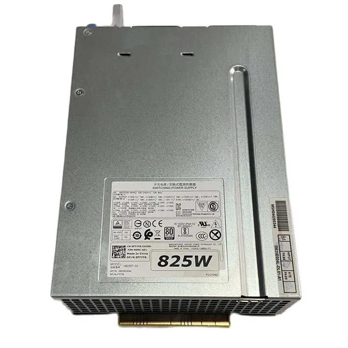 825W Power Supply for Dell Precision T7610 T7910 T5810 T7810 Workstation D825EF-02 H825EF-02 FT7T6