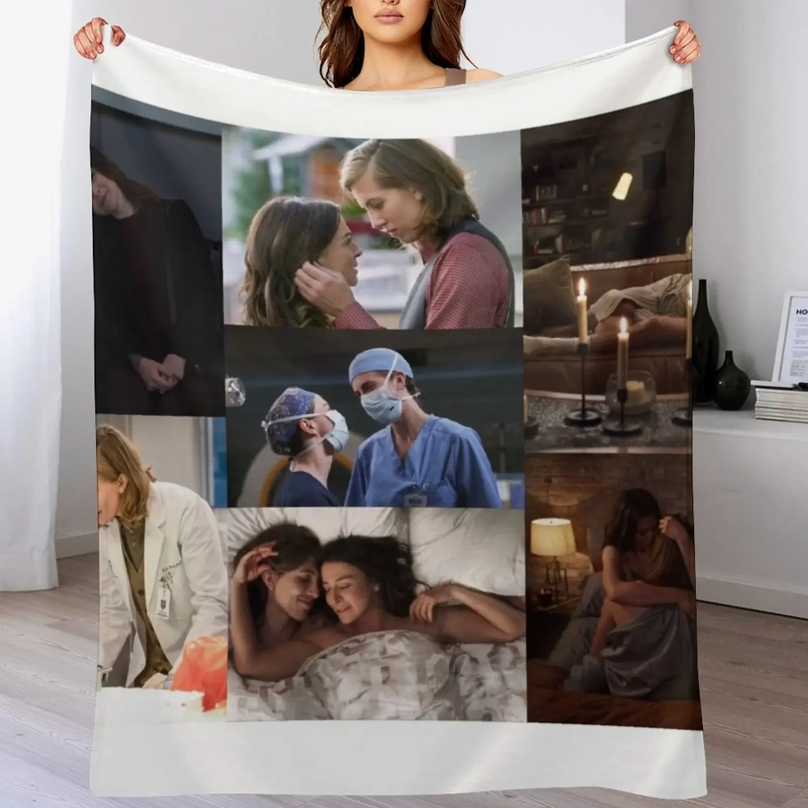 

Kaimelia Large Collage Designed for Blankets Throw Blanket Warm Soft warm for winter valentine gift ideas Blankets