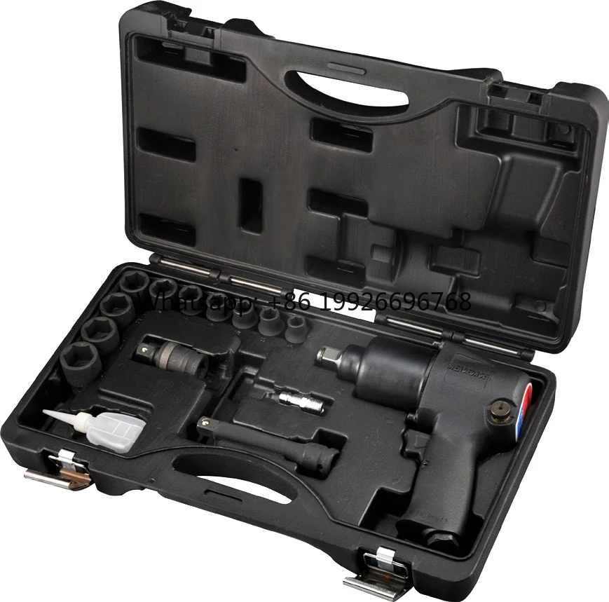 

AE-SQ15 15pcs Air Tools Set Pneumatic Hand-powered Ratchet Wrench with Hard Case Packaging