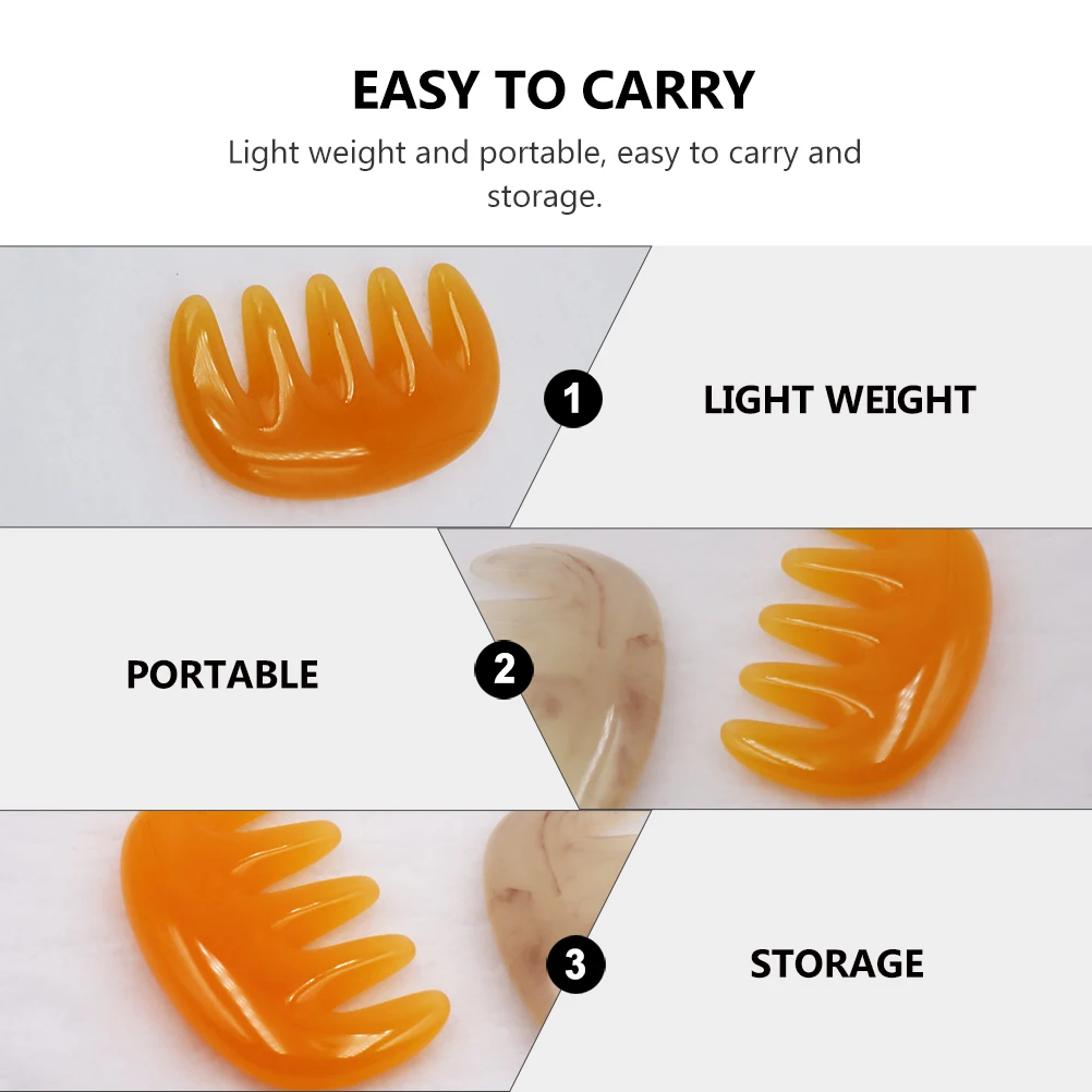 

Massage Comb Resin Hair Creative Practical Tool Care Women Natural Portable Woman