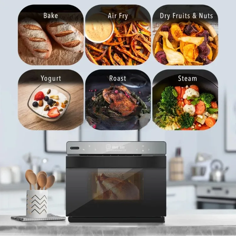 Top Multi-Function Intelligent Convection Steam Oven Air Fryer Oven Yogurt Maker Dehydrator & DIY Mode