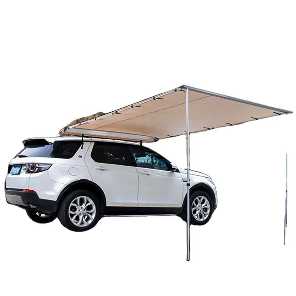 4X4 SUV Retractable Aluminum Car Side Awning 150x250cm