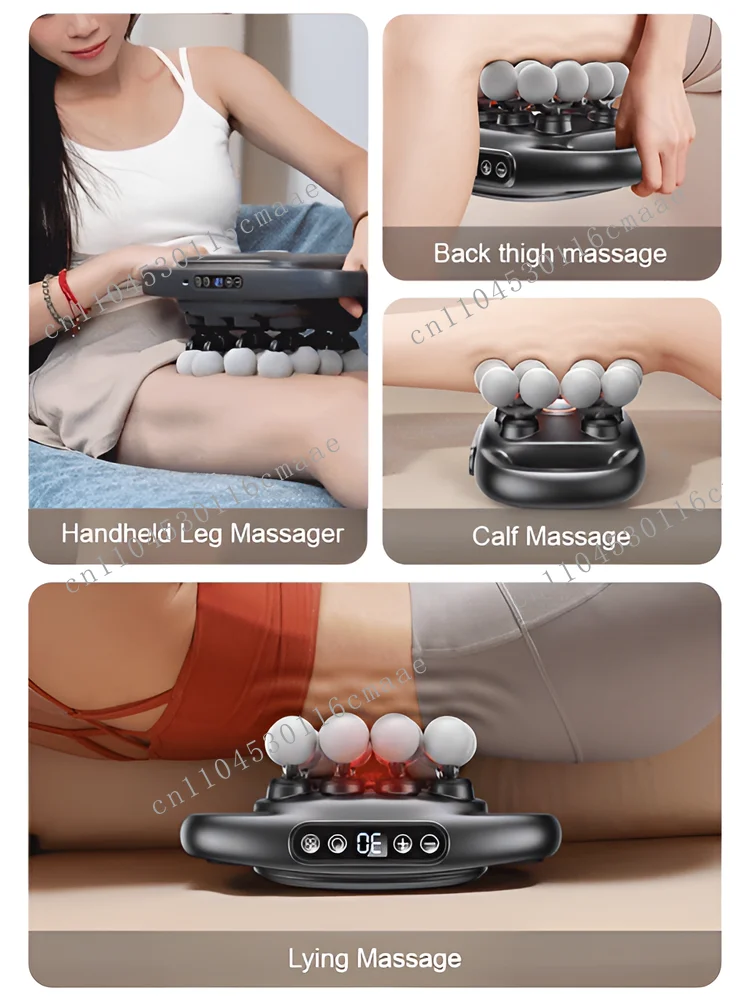 8/16 رئيس اللفافة بندقية تدليك كامل الجسم عالية التردد الاهتزاز تدليك الجسم بندقية الظهر والخصر مدلك الرقبة الكتف مدلك