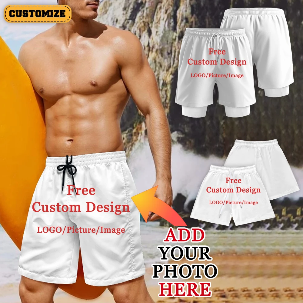Customized Shorts Summer Pants Full Print Padel Sport Shorts Personalized Quick-Drying Outdoor Running Sportwear Customized Gift