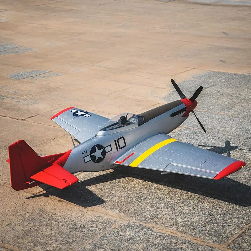 Model samolotu strzałkowego 850mm P51 Wild Horse odporny na upadki, model samolotu o stałym skrzydle, elektryczny, zdalnie sterowany, samolot z II wojny światowej z śmigłami.