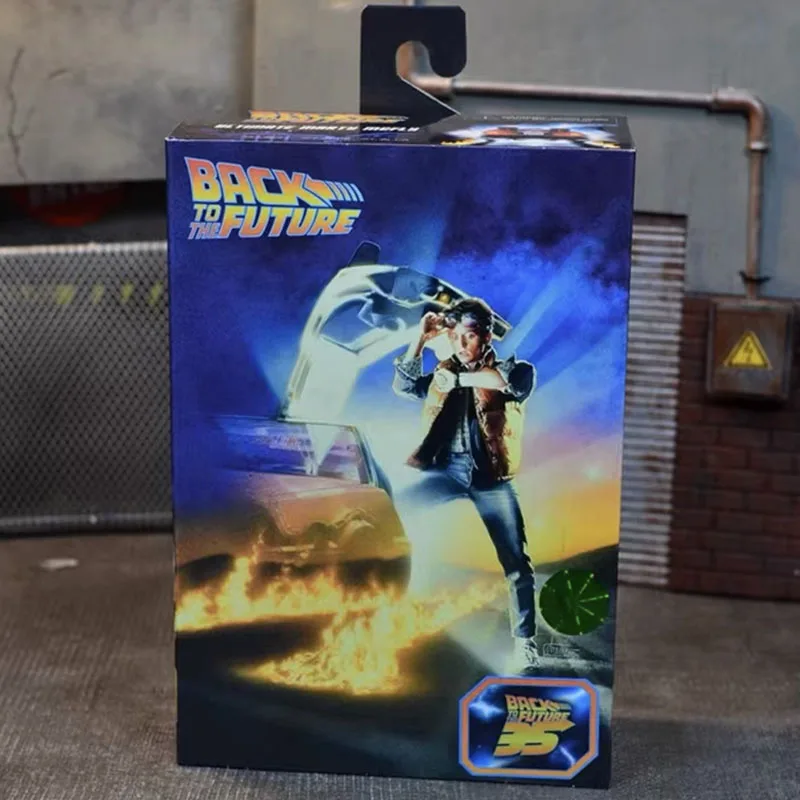 Ritorno al futuro Parte 2 Figura NECA Martin Action Figuras Film Battaglia delle bande Pubblicità Periferiche Modello Bambola Ornamento