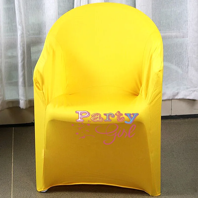 Plastic Lycra Spandex Arm Chair Cover Wedding Chair Covers For Event Party Hotel Decoration