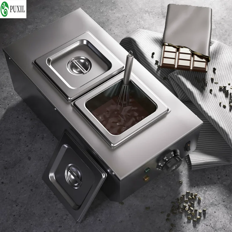 Chocolate Melting Pot Electric Chocolate Tempering Machine Professional Hot Chocolate Melter for Candy Butter Cheese