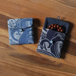 Small Cloth Bags for Jewelry, Thickened Buddha Beads Storage Bag, Hand String Bag, Portable Pocket, Small Things Organizer