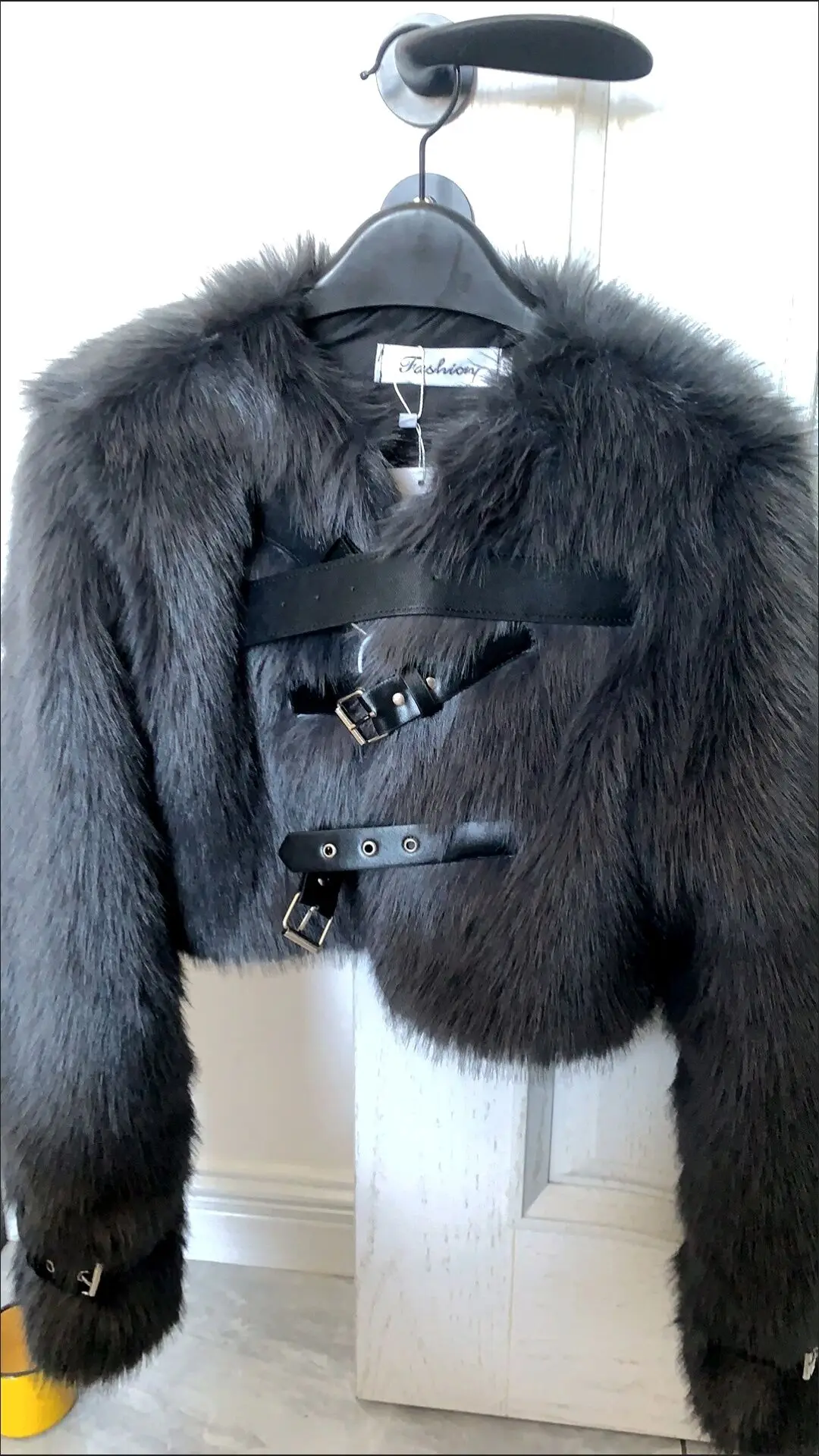 Manteau de fourrure court pour femme, veste, vêtements, automne, hiver, 2024