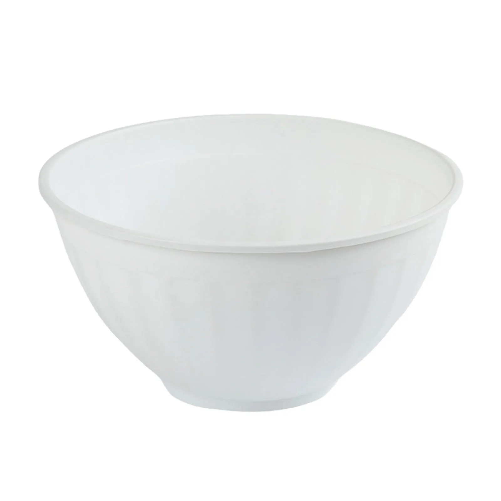 Large Capacity Plastic Salad Bowl Salad Mixing Bowl Lightweight Flexible Kitchen Bowls Solid Color Serving Bowl For Kitchen